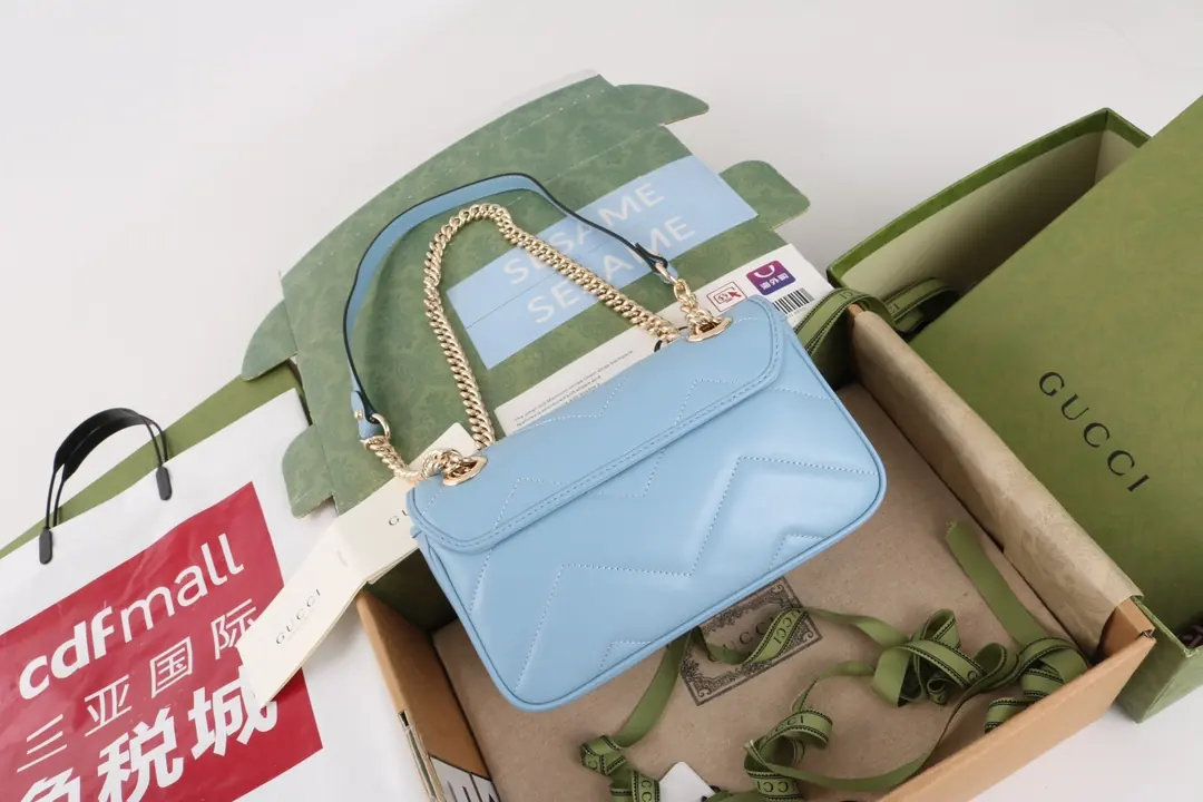 Gucci Style Blue Bag Lookbook Reference image 2