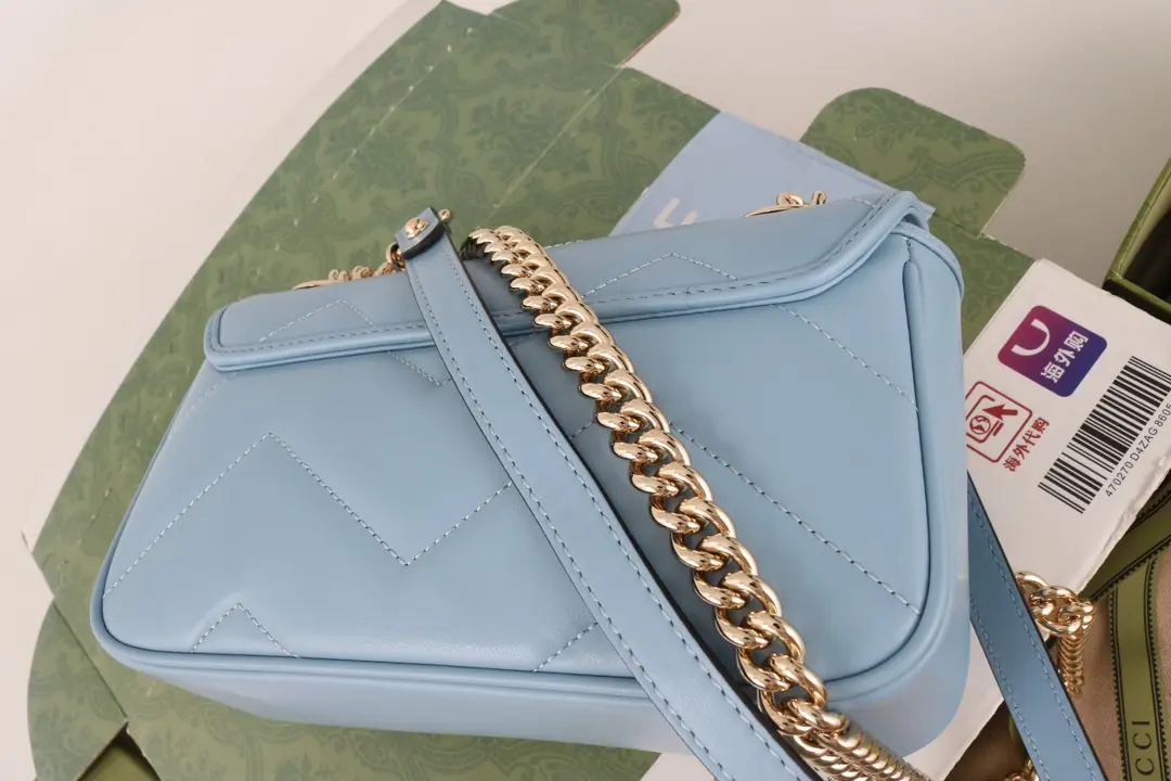 Gucci Style Blue Bag Lookbook Reference image 3