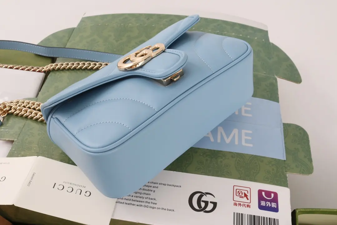 Gucci Style Blue Bag Lookbook Reference image 4