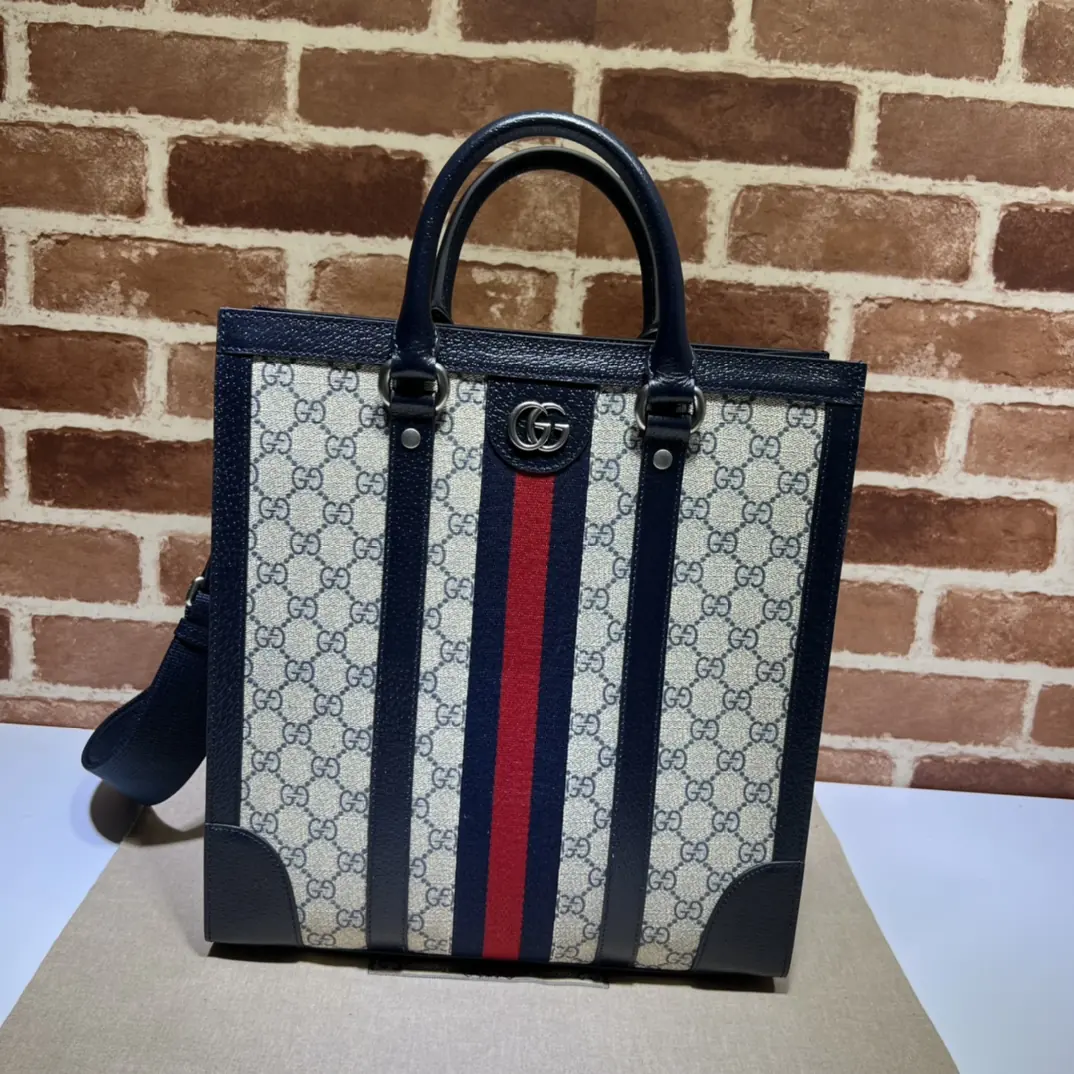 Gucci Style Blue Leather Bag Lookbook Reference image 1