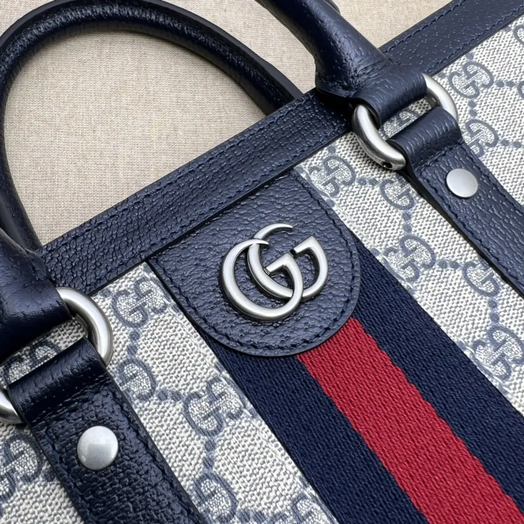 Gucci Style Blue Leather Bag Lookbook Reference image 5