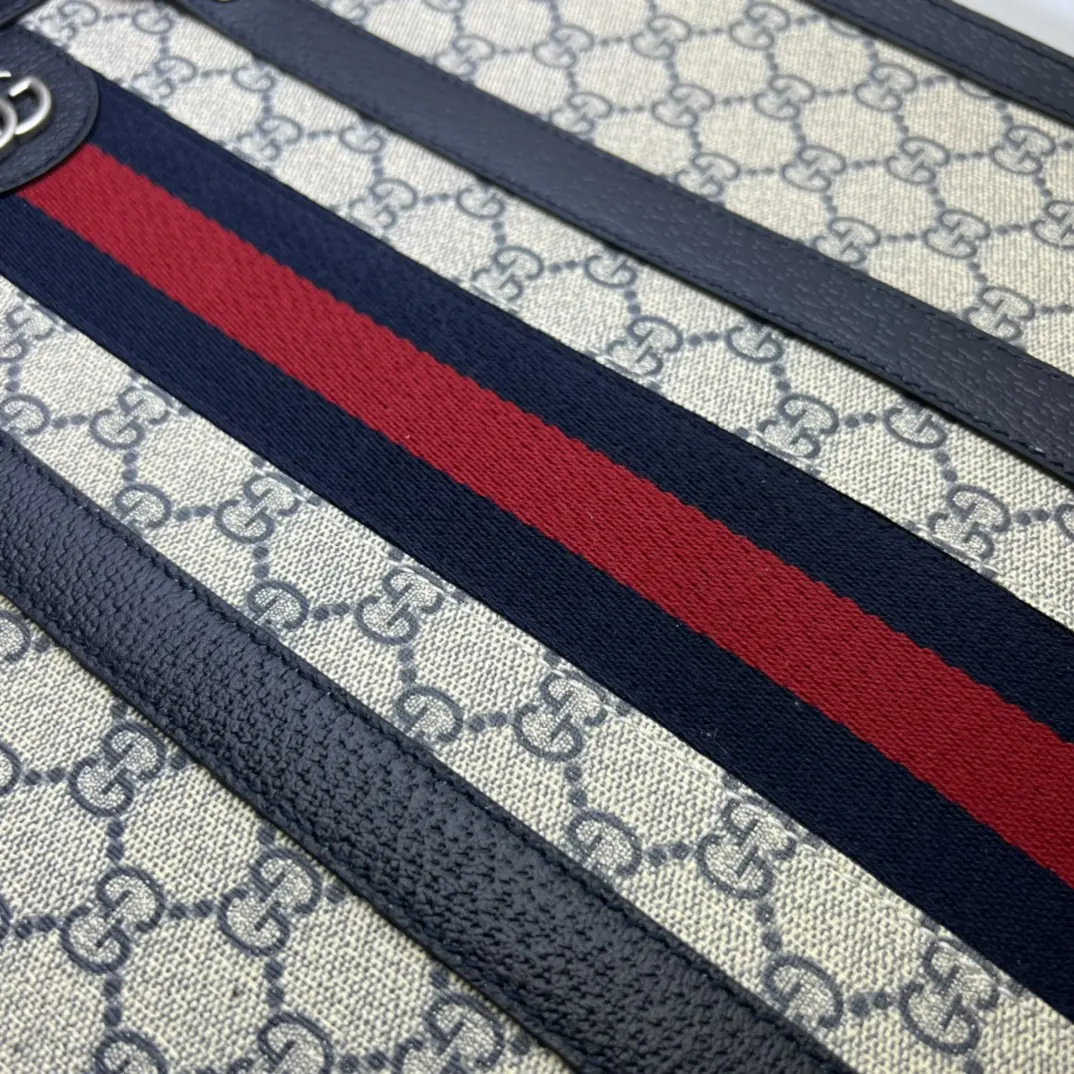 Gucci Style Blue Leather Bag Lookbook Reference image 6
