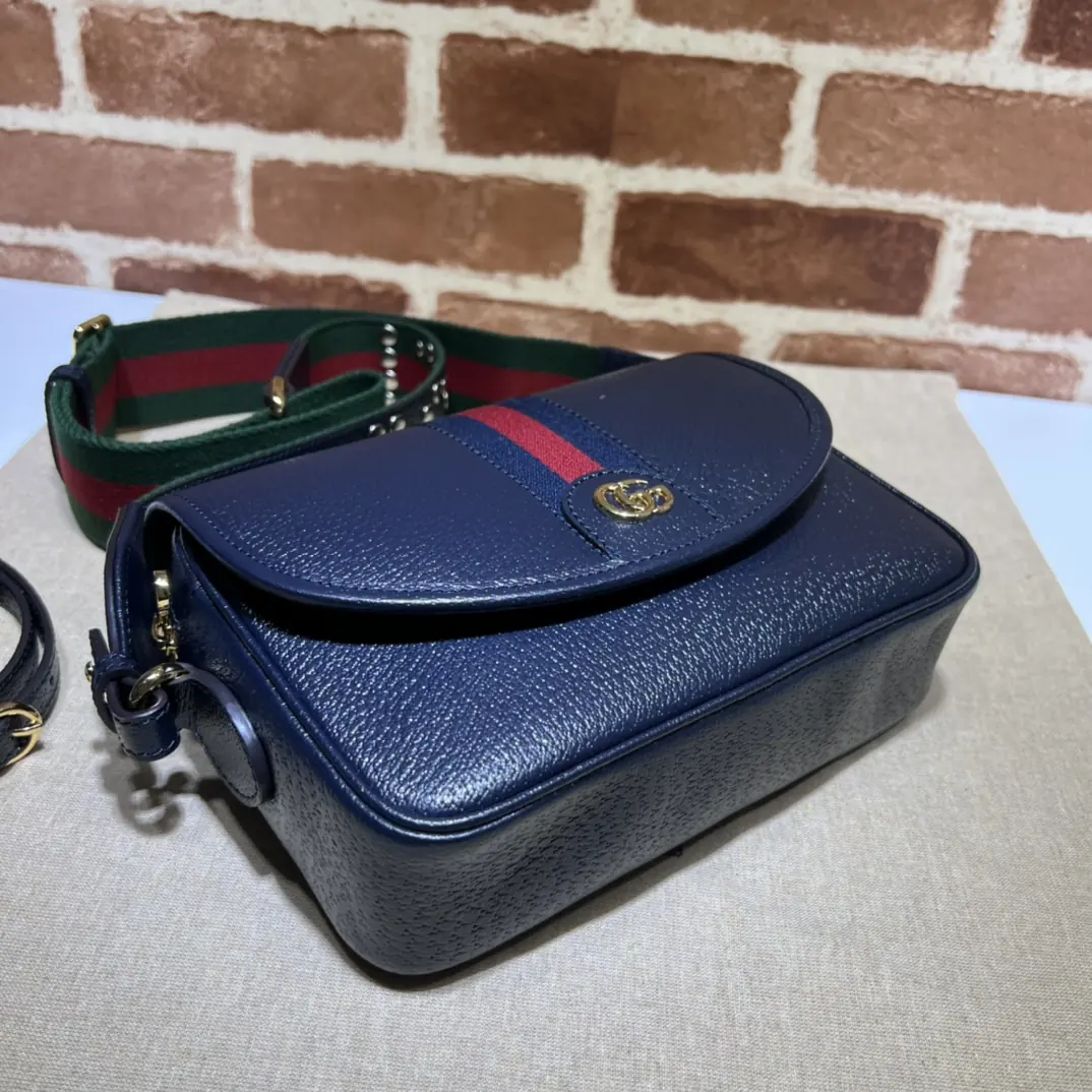 Gucci Style Blue Leather Bags Lookbook Reference image 4