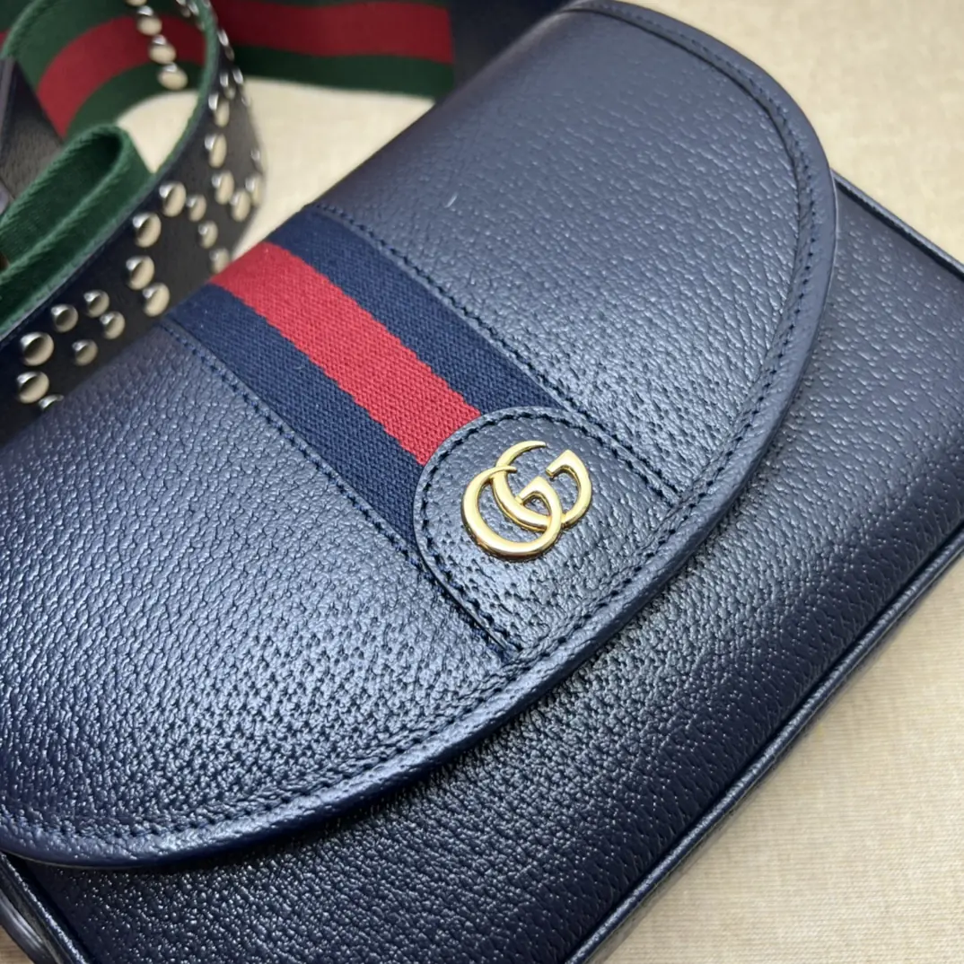 Gucci Style Blue Leather Bags Lookbook Reference image 5