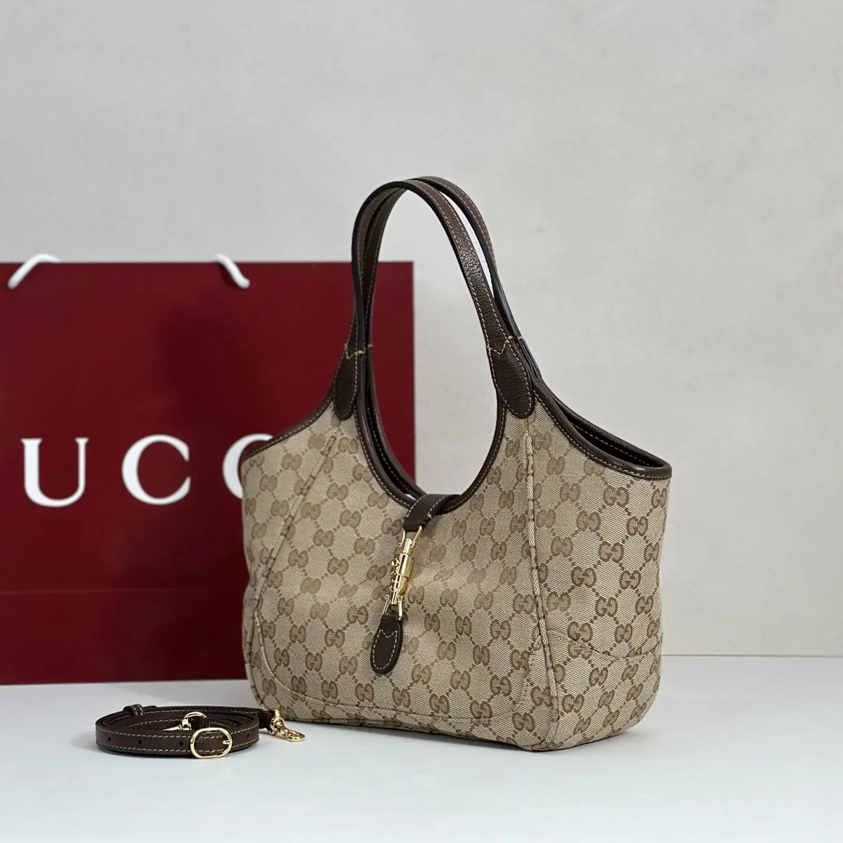 Gucci Style Brown Leather Bag Lookbook Reference image 2