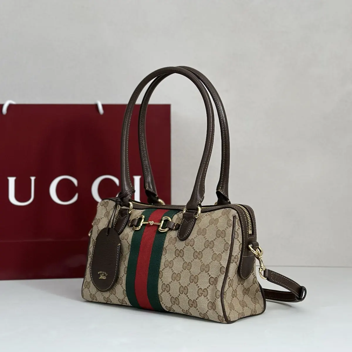 Gucci Style Brown Leather Bag Lookbook Reference image 2