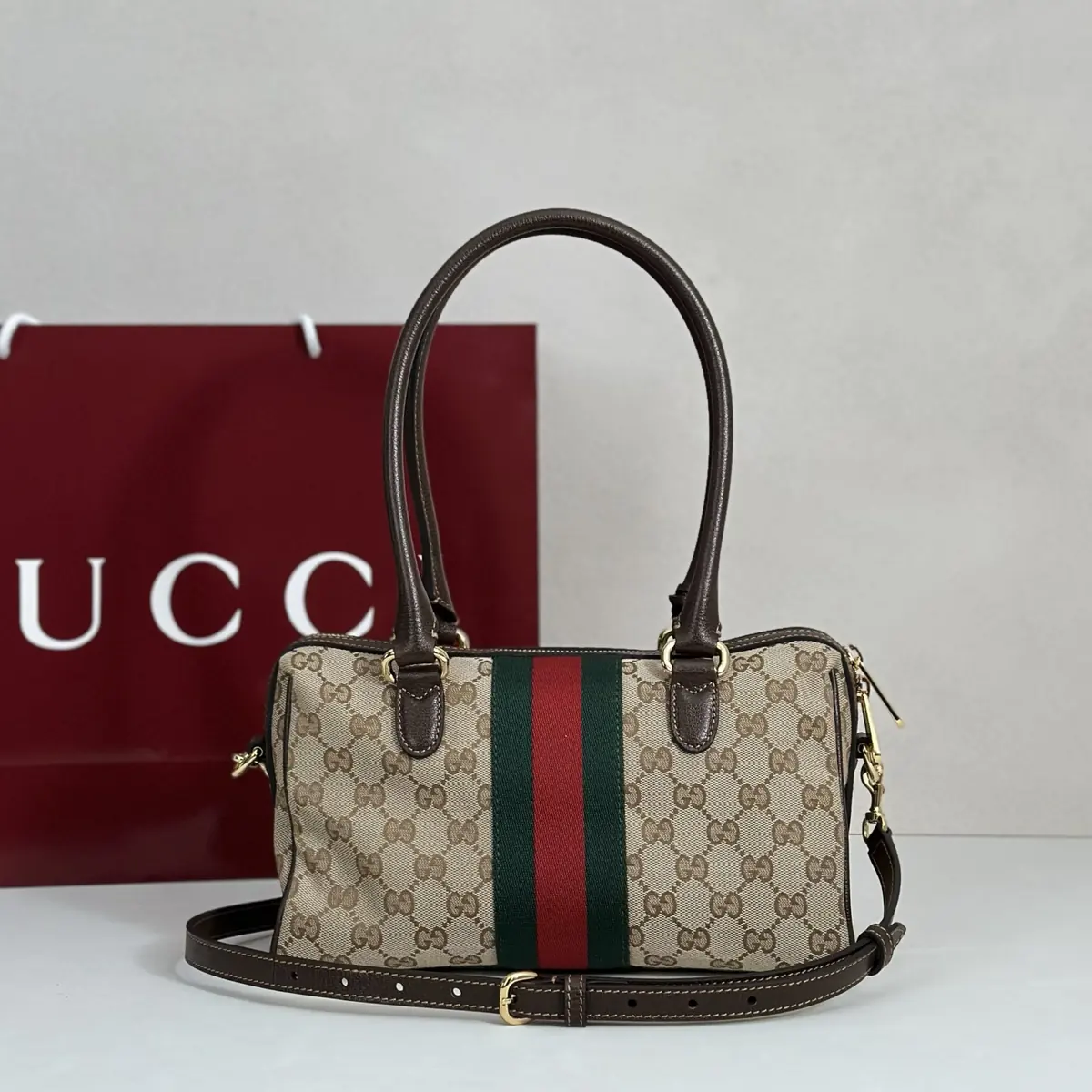 Gucci Style Brown Leather Bag Lookbook Reference image 3