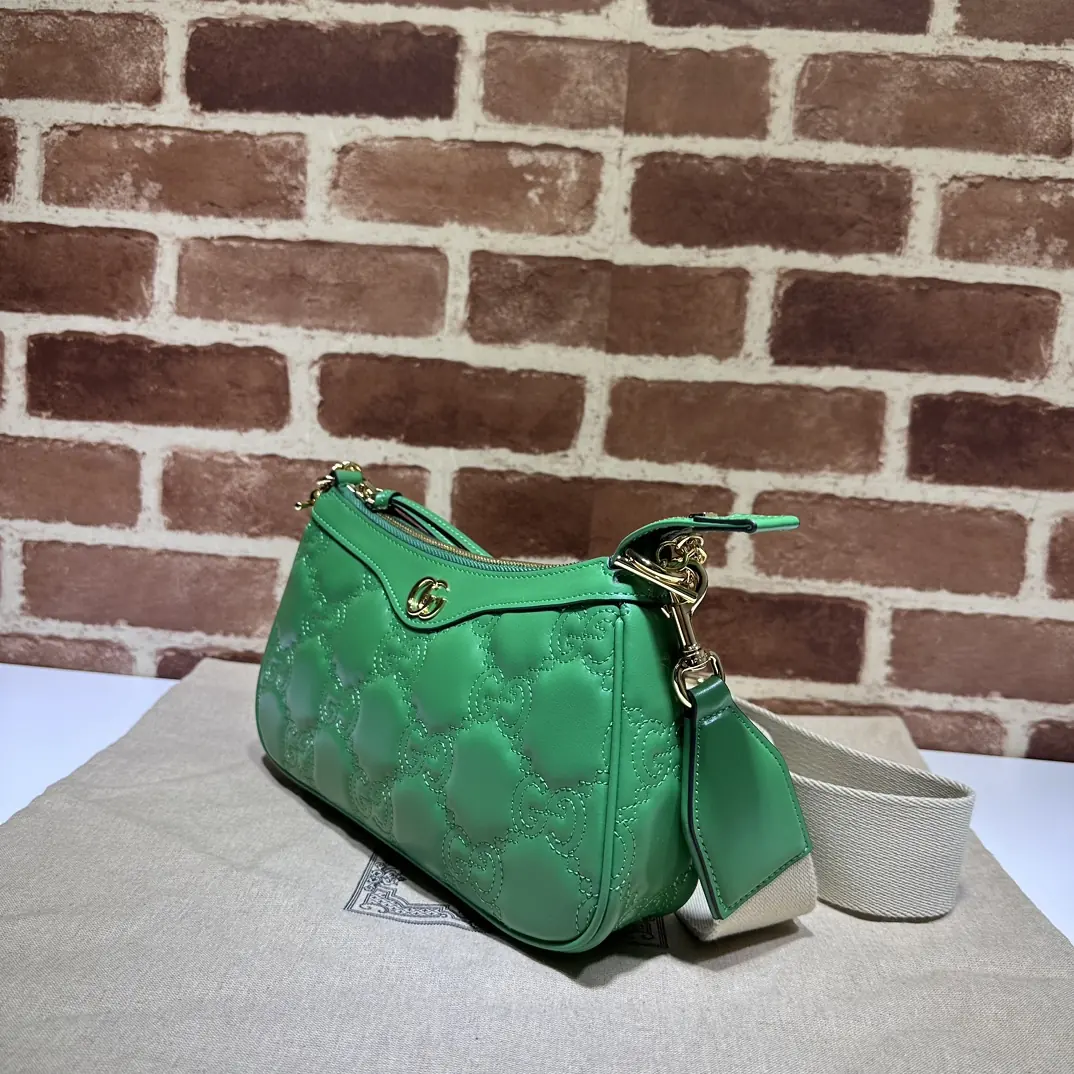 Gucci Style Green Leather Bags Lookbook Reference image 2