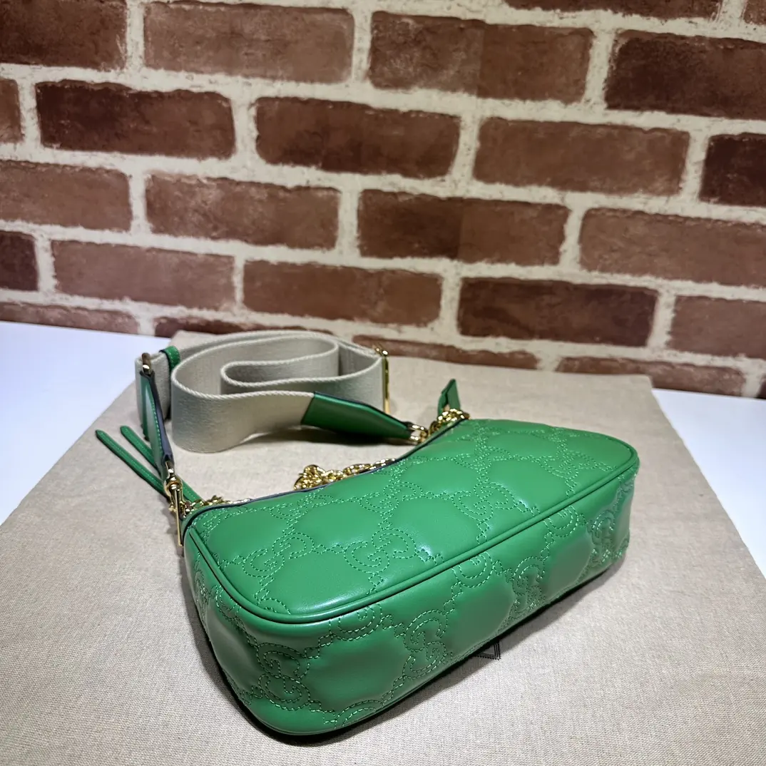 Gucci Style Green Leather Bags Lookbook Reference image 4