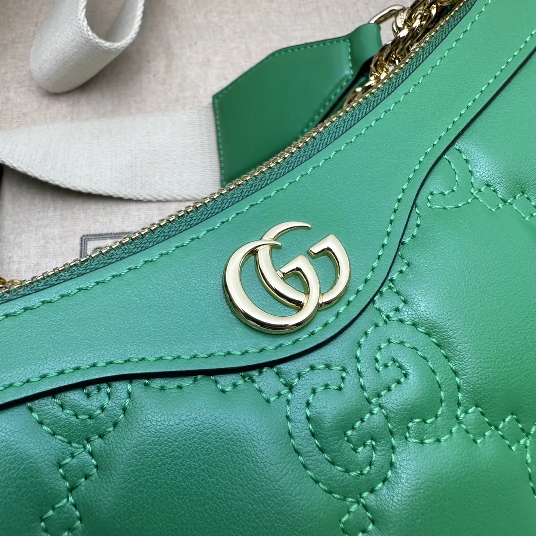 Gucci Style Green Leather Bags Lookbook Reference image 5