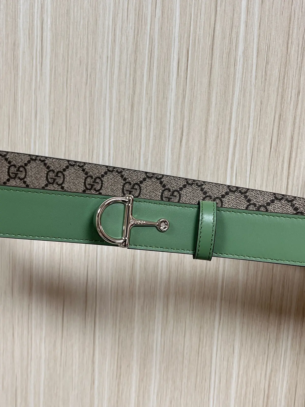 Gucci Style Green Leather Women's Belts Lookbook Reference image 6