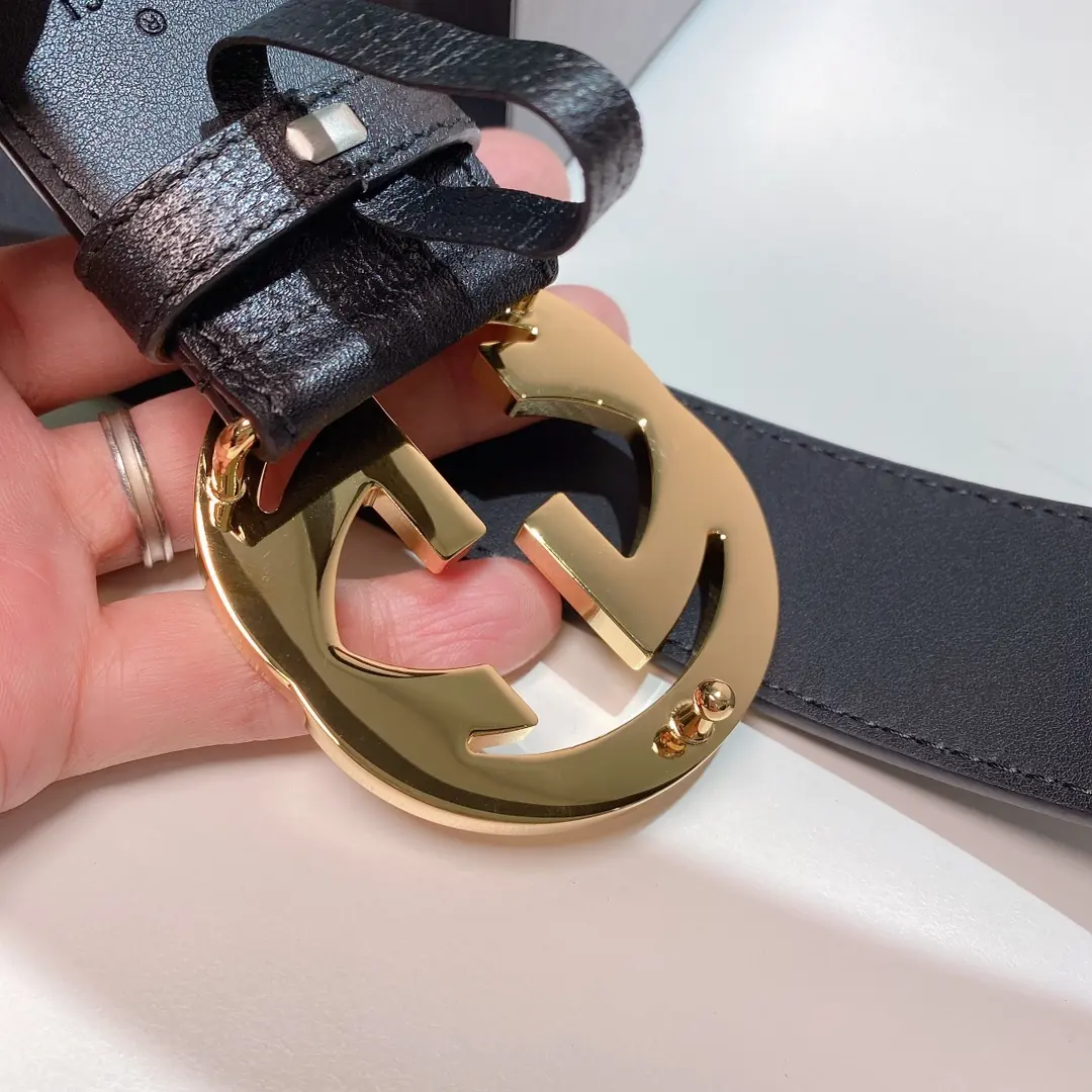 Gucci Style Leather Men's Belts Lookbook Reference image 5