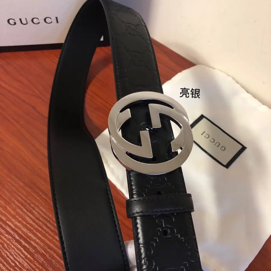 Gucci Style Leather Men's Belts Lookbook Reference image 3