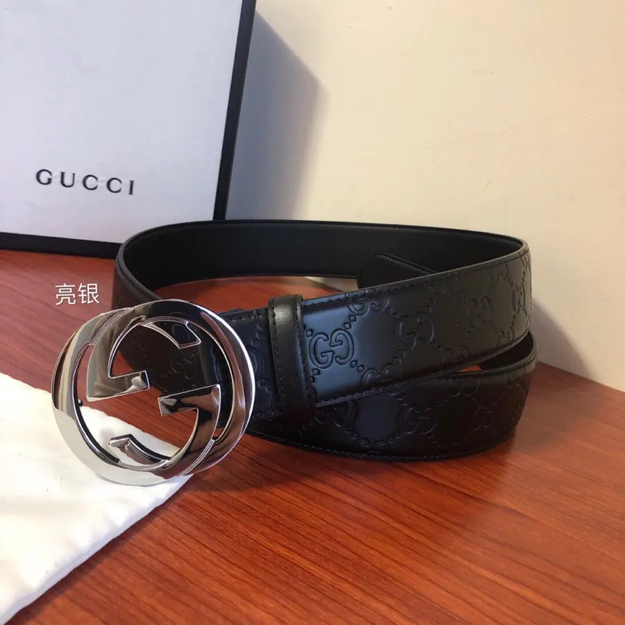Gucci Style Leather Men's Belts Lookbook Reference image 5