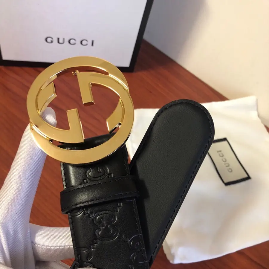Gucci Style Leather Men's Belts Lookbook Reference image 1