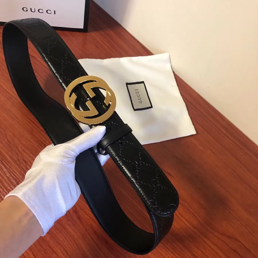 Gucci Style Leather Men's Belts Lookbook Reference image 2
