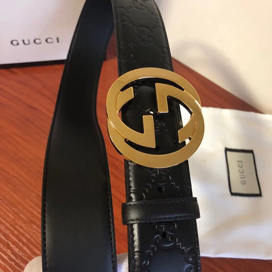 Gucci Style Leather Men's Belts Lookbook Reference image 3