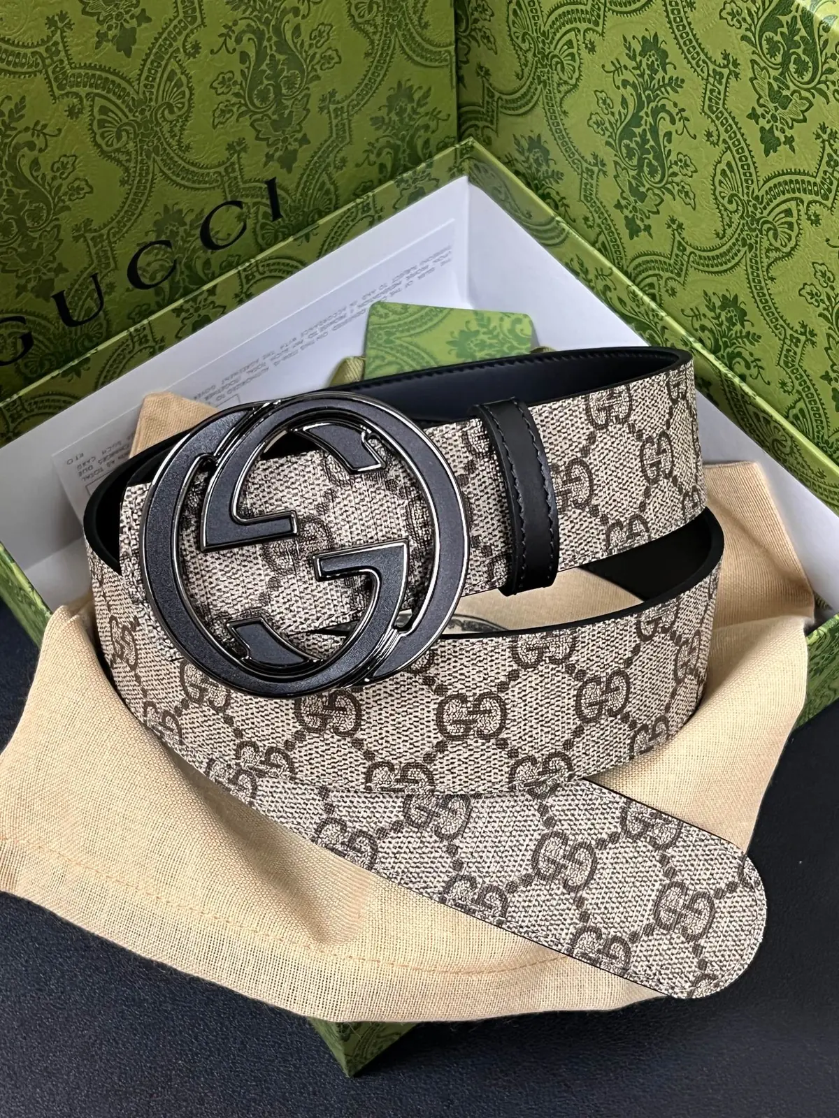 Gucci Style Leather Men's Belts Lookbook Reference image 1