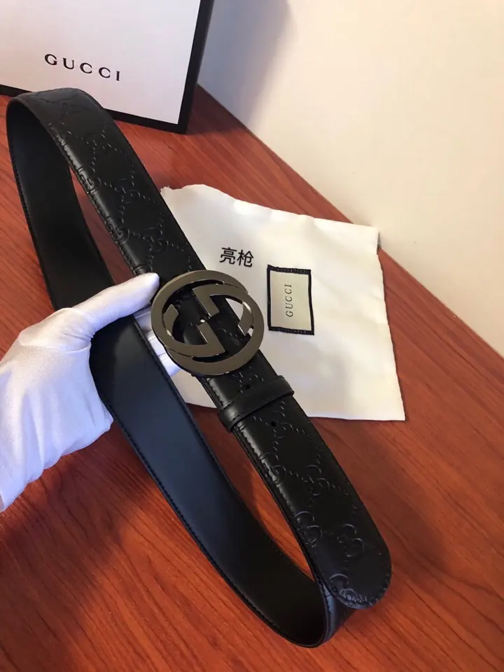 Gucci Style Leather Men's Belt Lookbook Reference image 2
