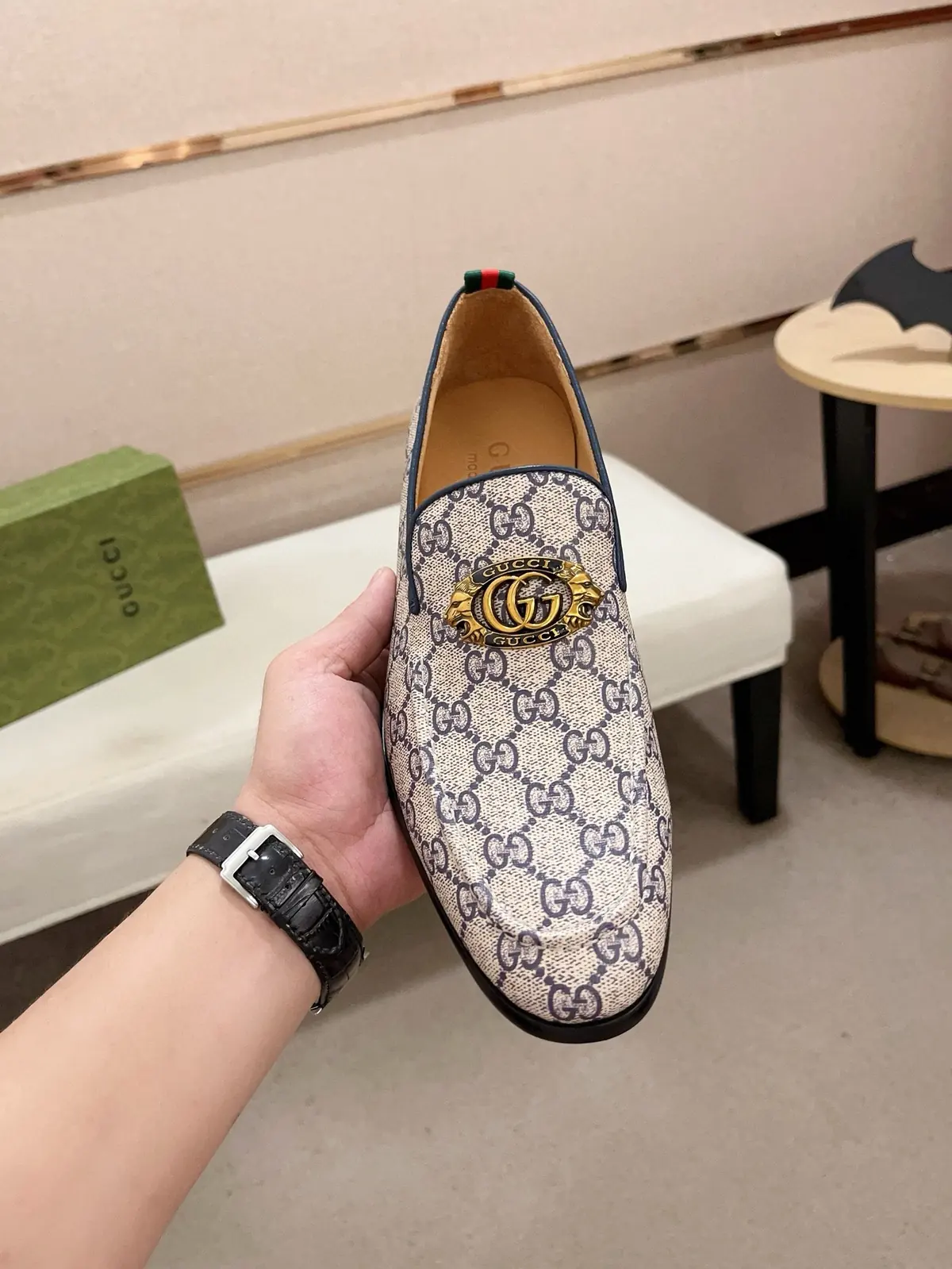 Gucci Style Leather Men's Shoes Lookbook Reference image 2