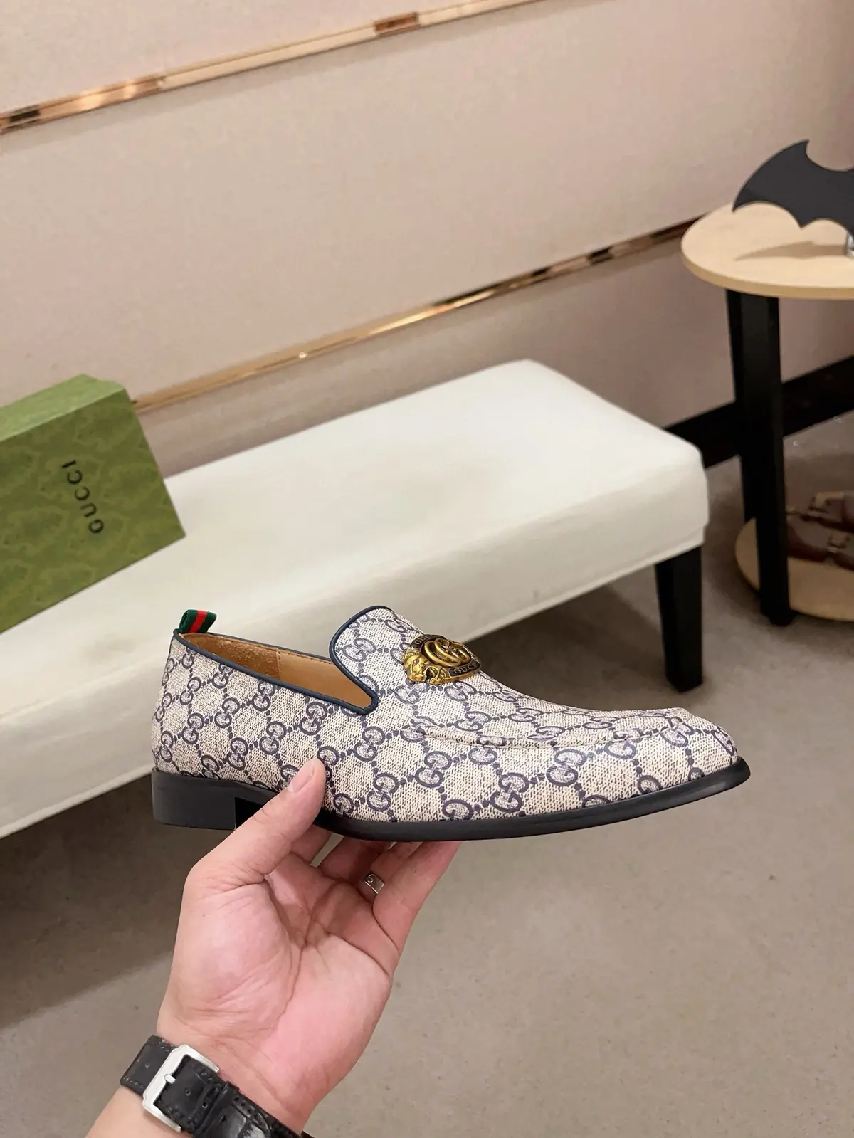 Gucci Style Leather Men's Shoes Lookbook Reference image 4