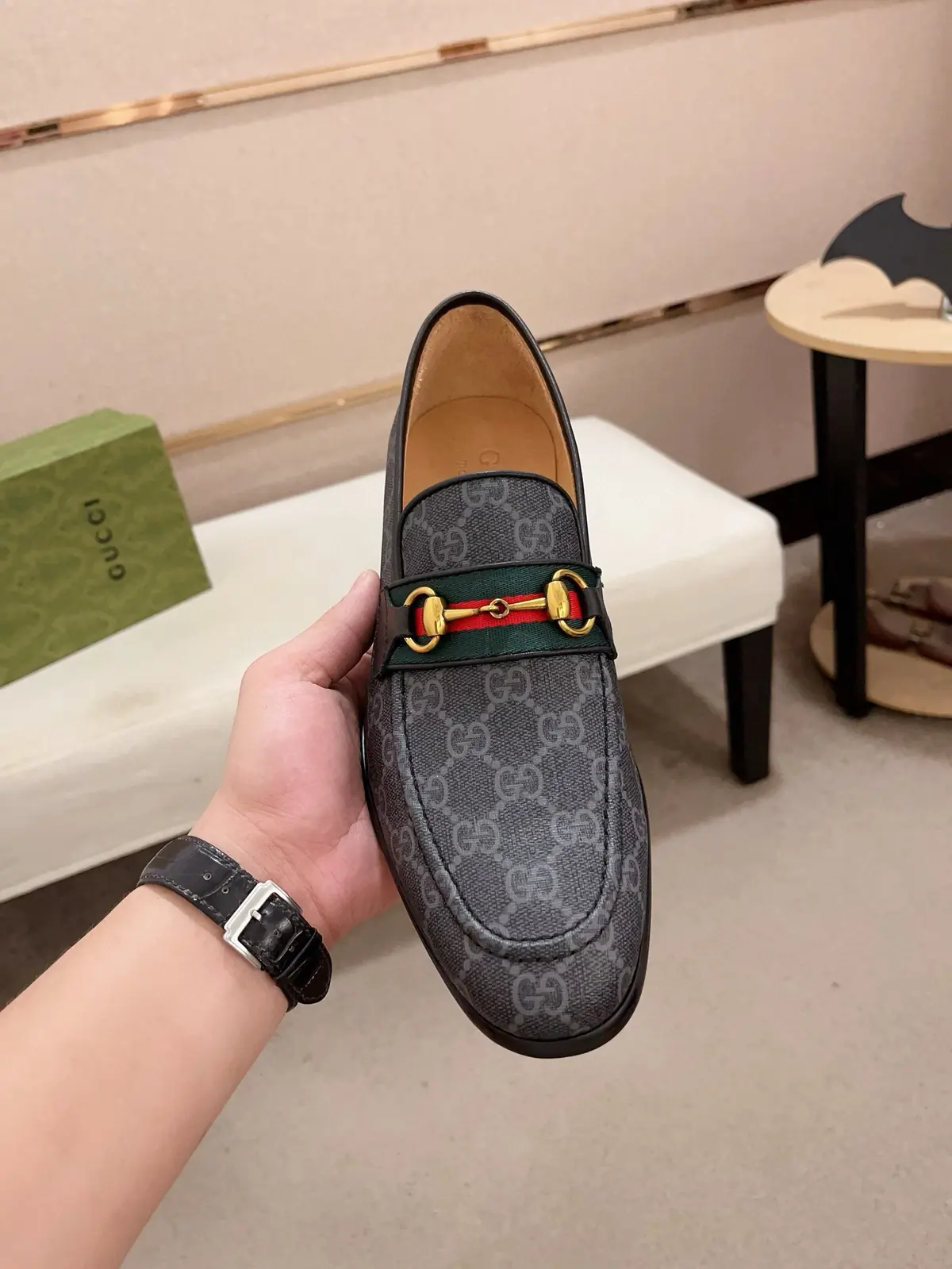 Gucci Style Leather Men's Shoes Lookbook Reference image 2