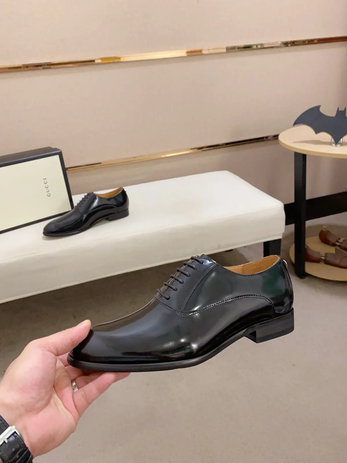 Gucci Style Leather Men's Shoes Lookbook Reference image 3