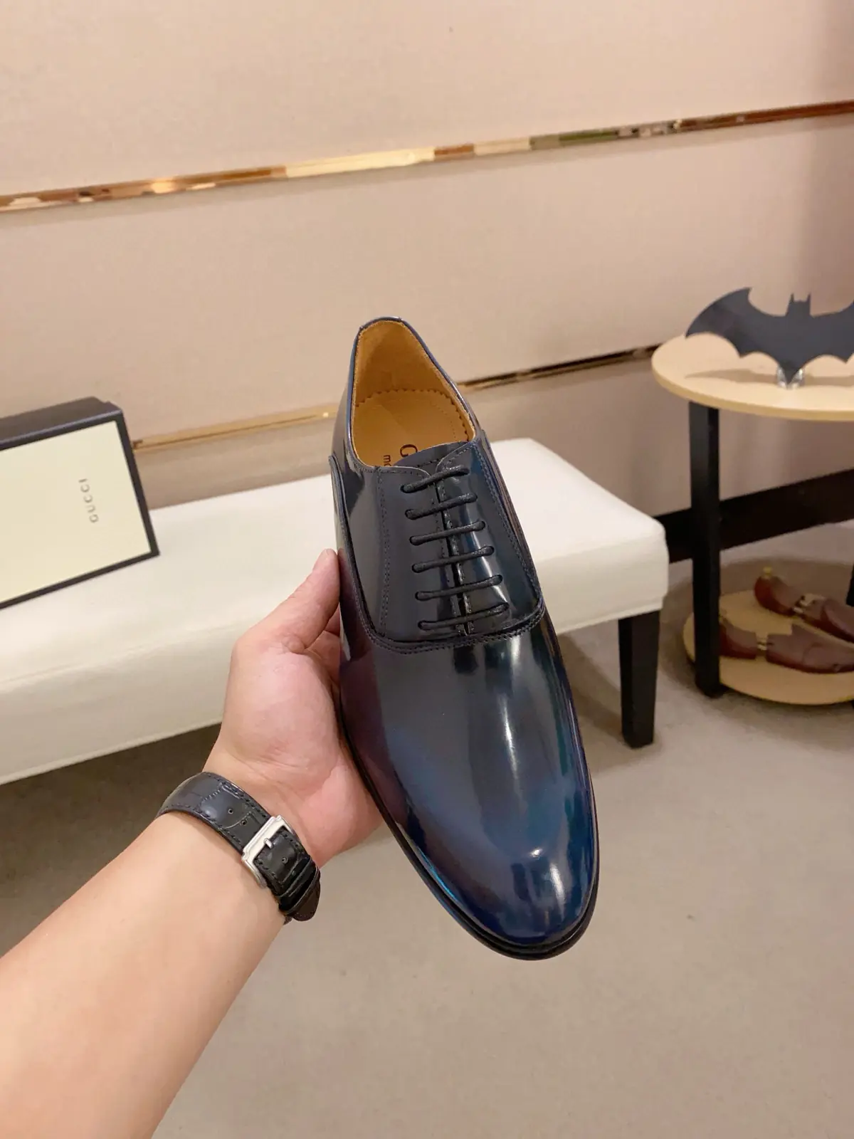 Gucci Style Leather Men's Shoes Lookbook Reference image 2