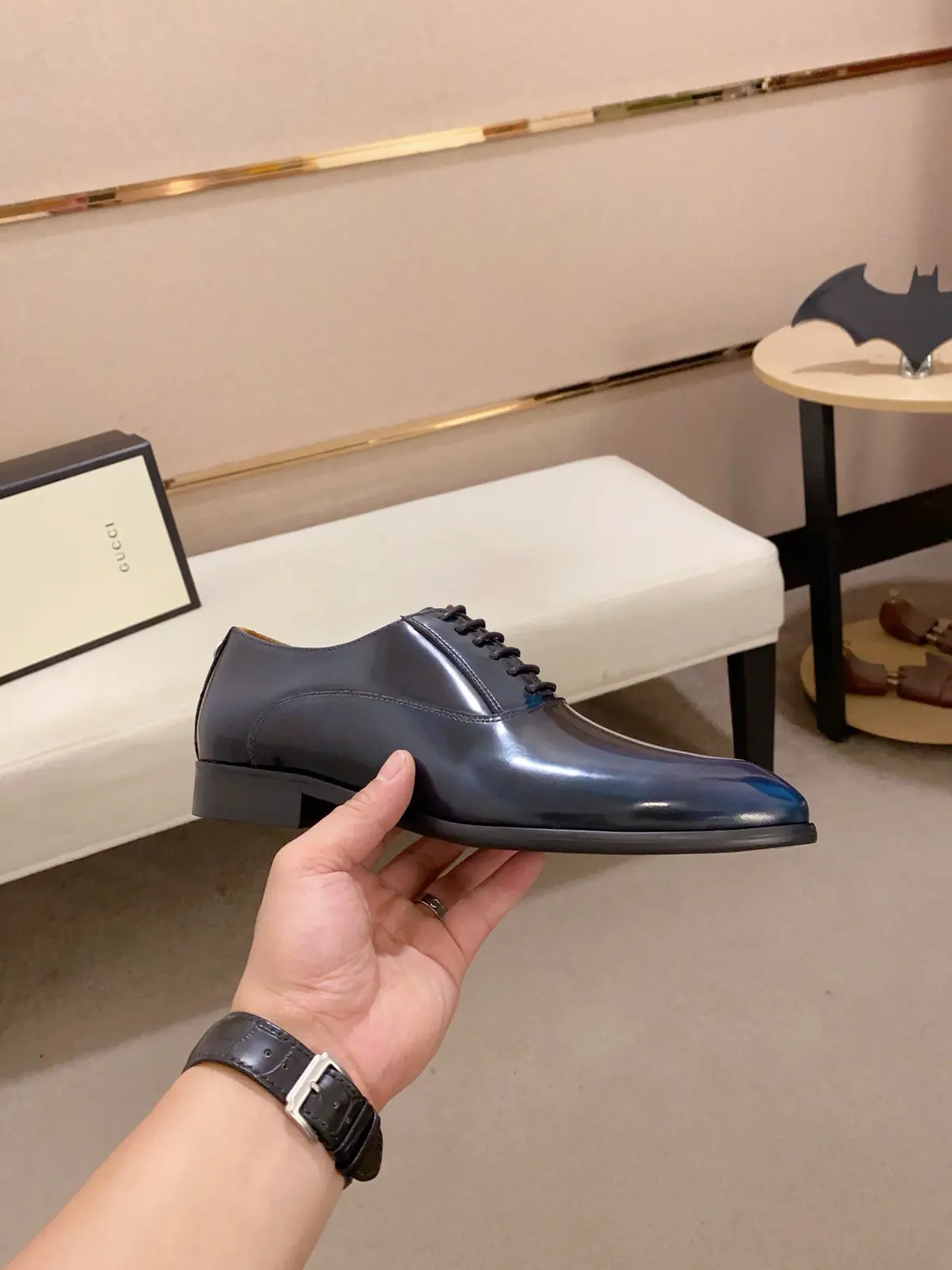 Gucci Style Leather Men's Shoes Lookbook Reference image 4