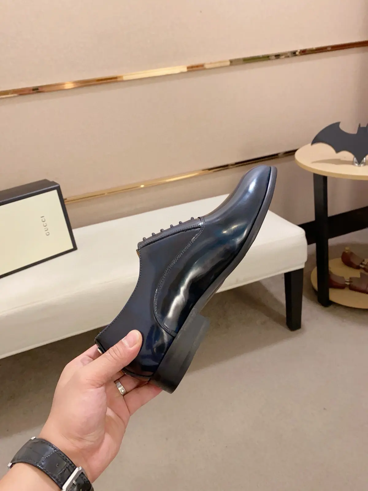 Gucci Style Leather Men's Shoes Lookbook Reference image 5