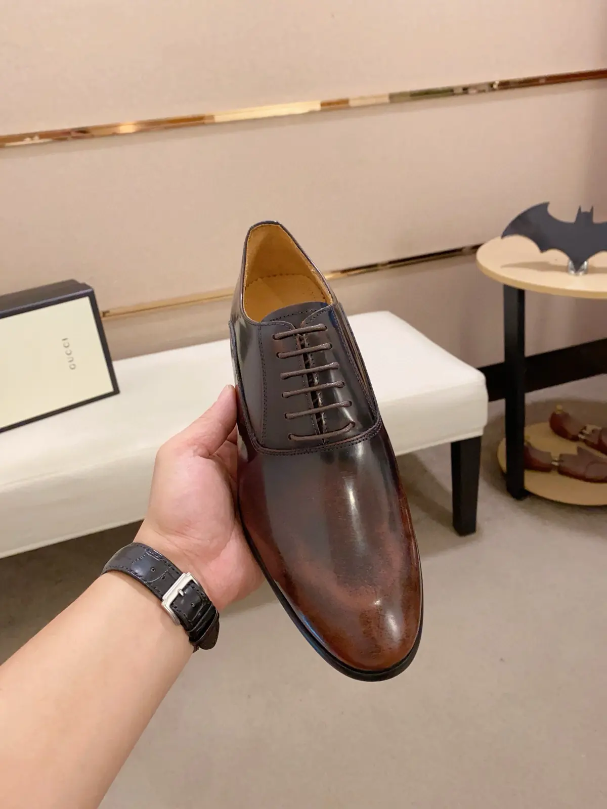 Gucci Style Leather Men's Shoes Lookbook Reference image 2