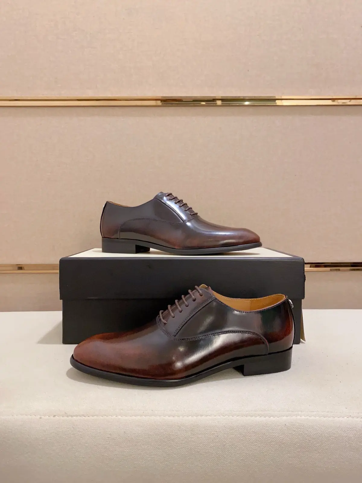 Gucci Style Leather Men's Shoes Lookbook Reference image 6