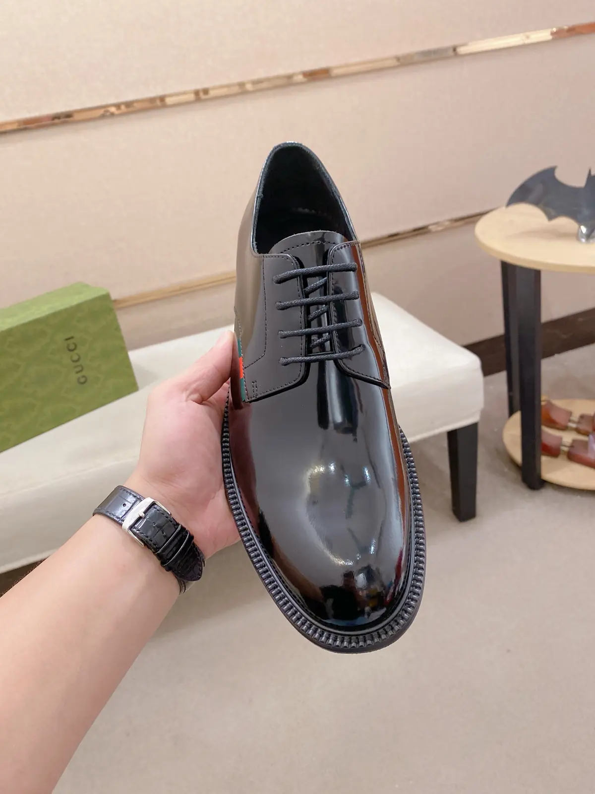 Gucci Style Leather Men's Shoes Lookbook Reference image 2