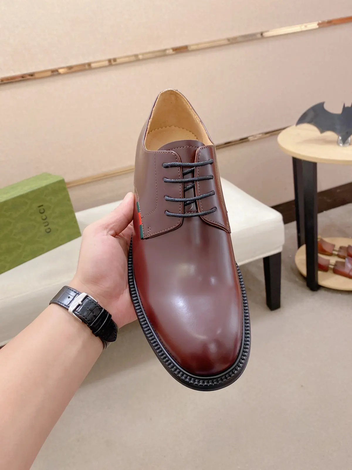 Gucci Style Leather Men's Shoes Lookbook Reference image 2