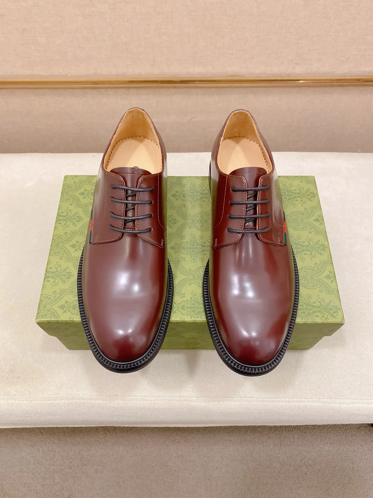 Gucci Style Leather Men's Shoes Lookbook Reference image 5
