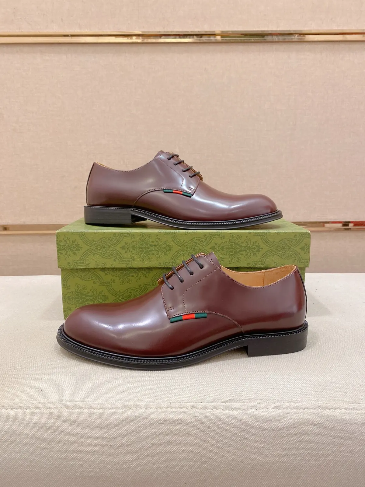 Gucci Style Leather Men's Shoes Lookbook Reference image 6
