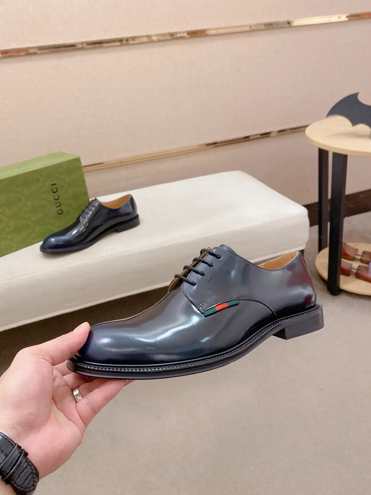 Gucci Style Leather Men's Shoes Lookbook Reference image 3