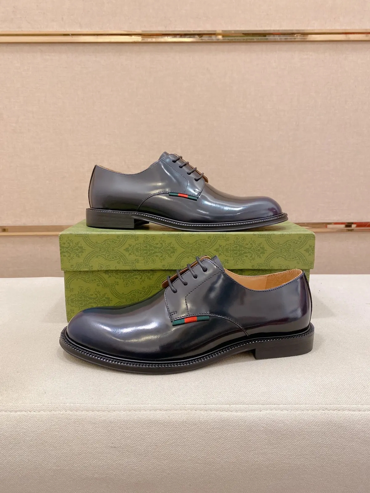 Gucci Style Leather Men's Shoes Lookbook Reference image 6
