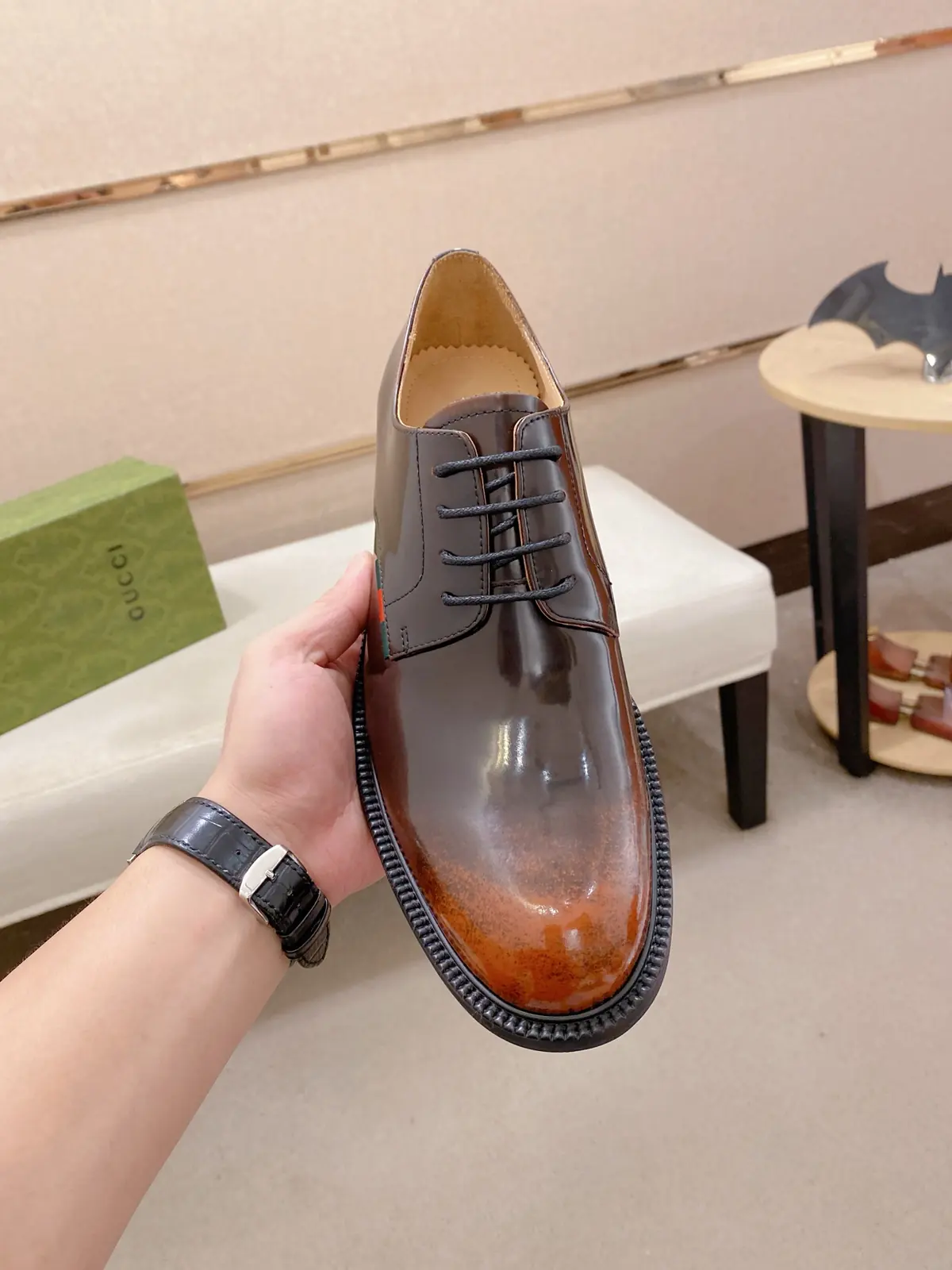 Gucci Style Leather Men's Shoes Lookbook Reference image 2