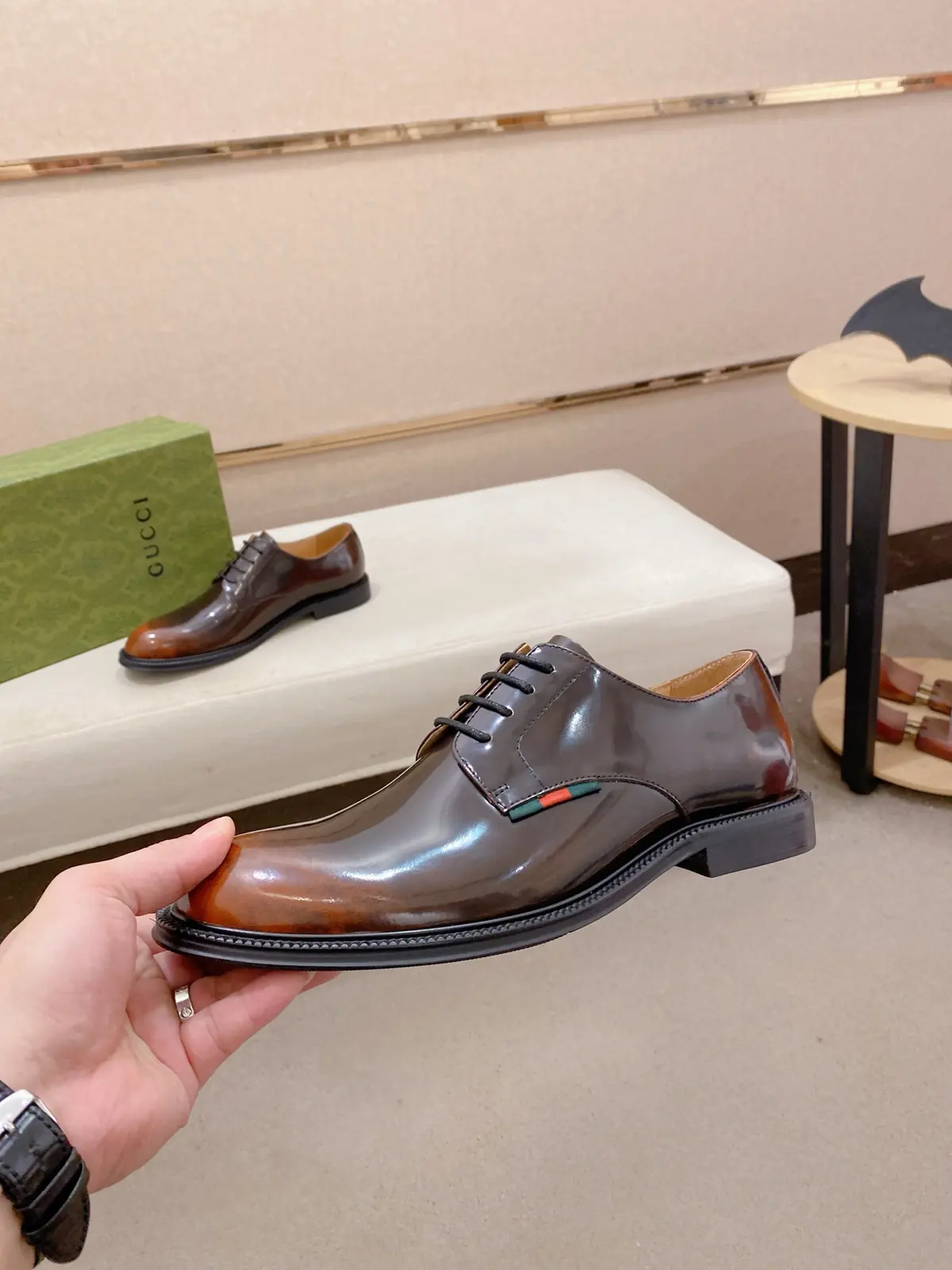 Gucci Style Leather Men's Shoes Lookbook Reference image 3