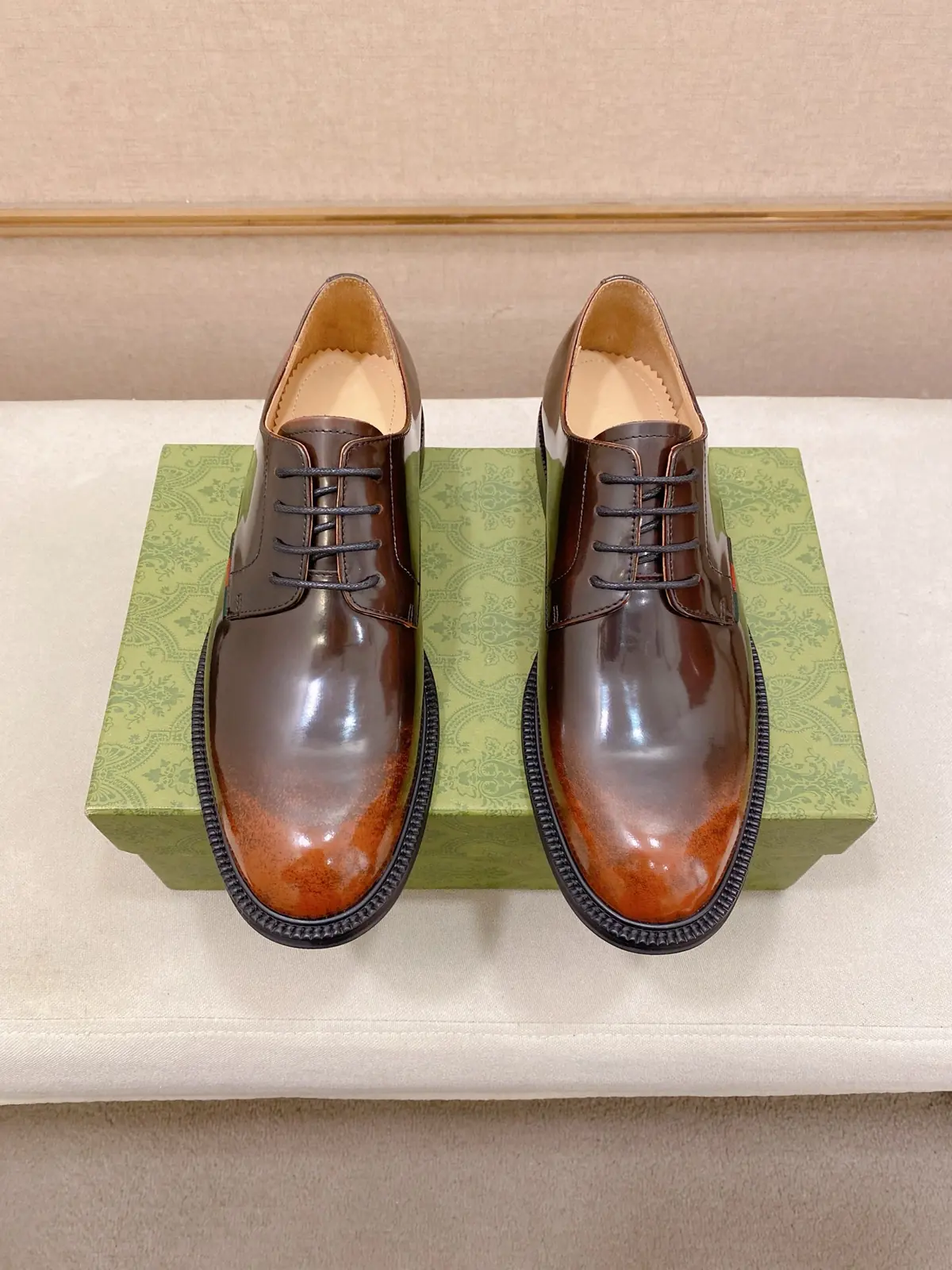 Gucci Style Leather Men's Shoes Lookbook Reference image 5