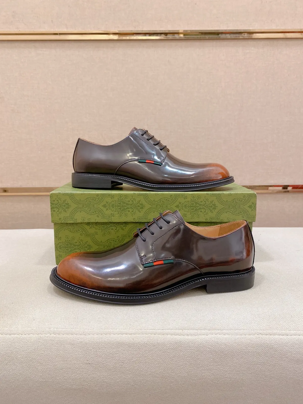 Gucci Style Leather Men's Shoes Lookbook Reference image 6