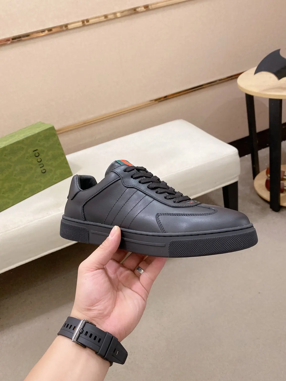 Gucci Style Leather Men's Shoes Lookbook Reference image 4