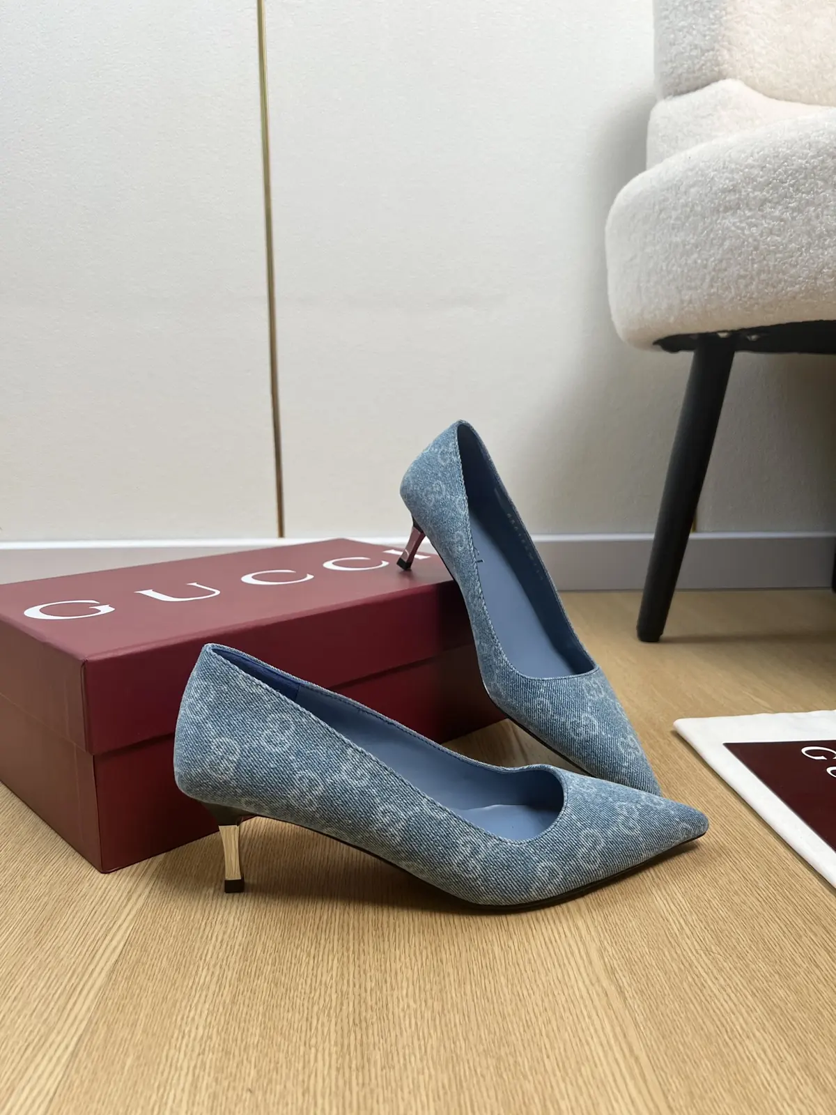 Gucci Style Leather Women's Shoes Lookbook Reference image 4