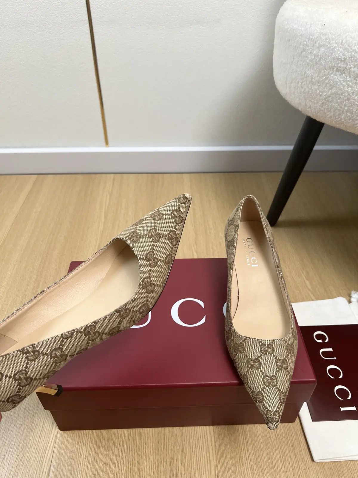 Gucci Style Leather Women's Shoes Lookbook Reference image 5