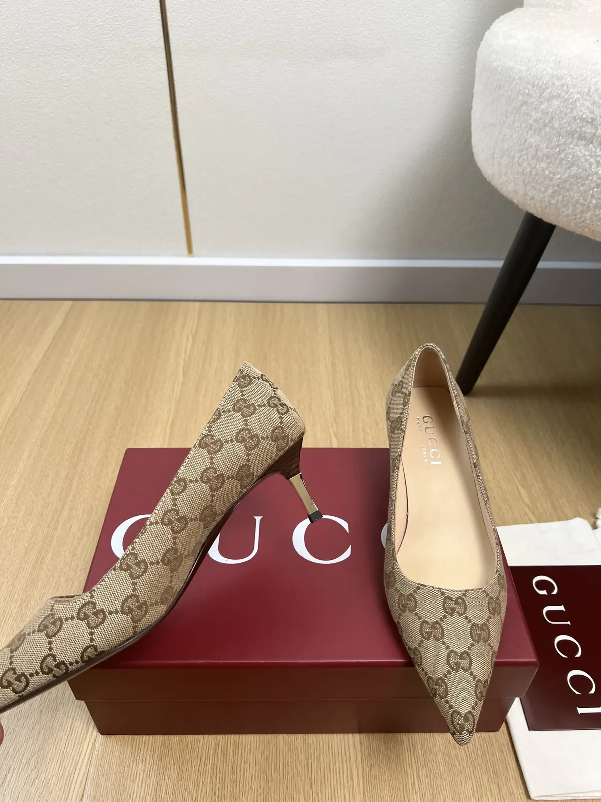 Gucci Style Leather Women's Shoes Lookbook Reference image 6