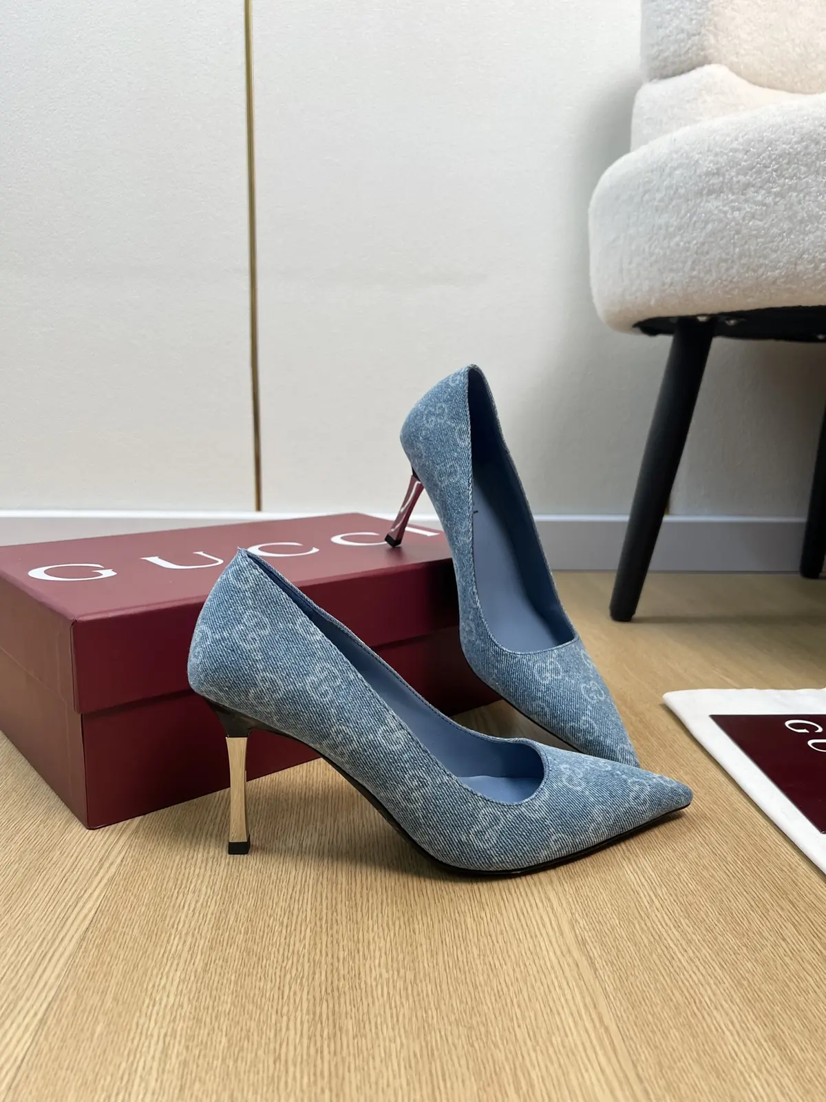 Gucci Style Leather Women's Shoes Lookbook Reference image 4