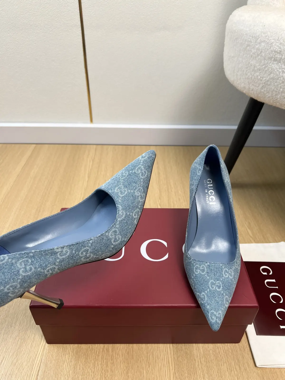 Gucci Style Leather Women's Shoes Lookbook Reference image 5