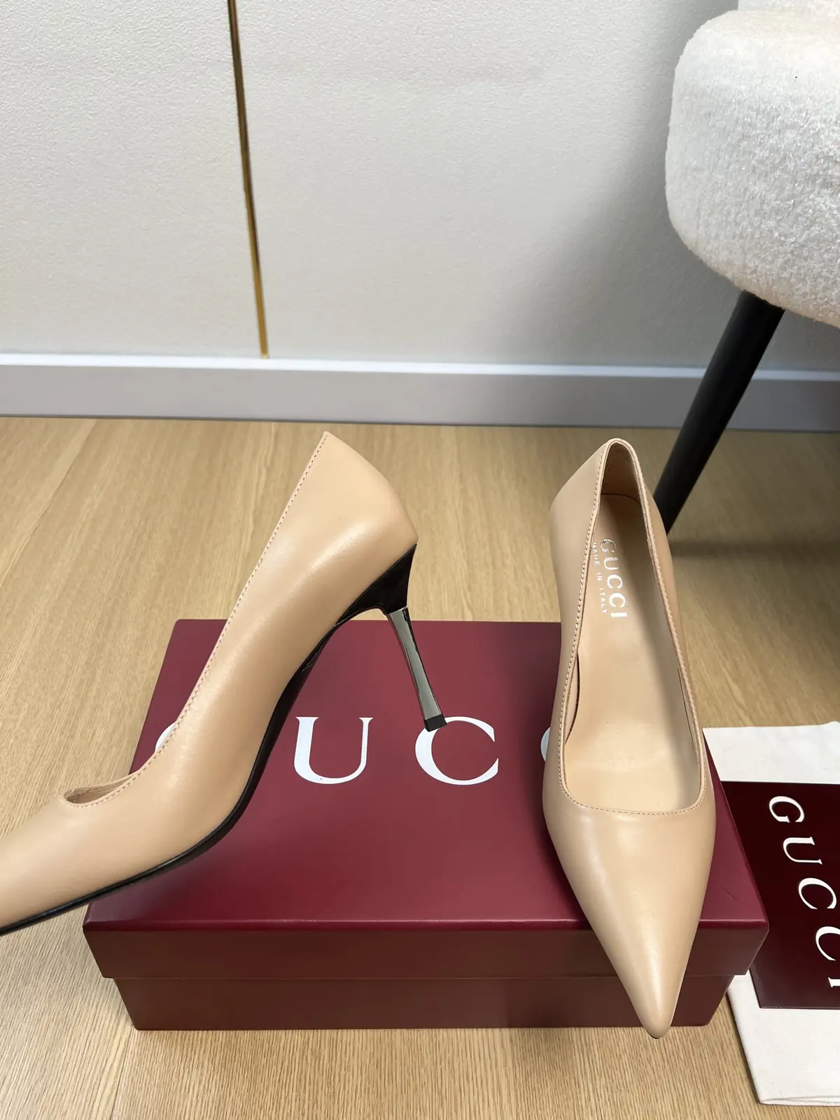 Gucci Style Leather Women's Shoes Lookbook Reference image 6