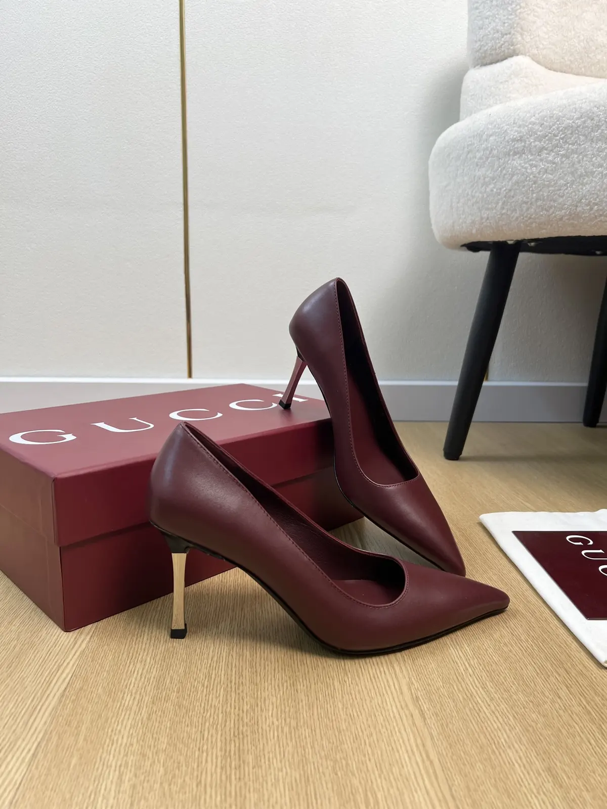 Gucci Style Leather Women's Shoes Lookbook Reference image 4